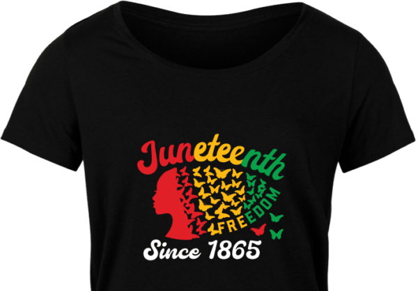 Juneteenth Freedom Since 1865 Black Girl Shirt Design Free Svg File