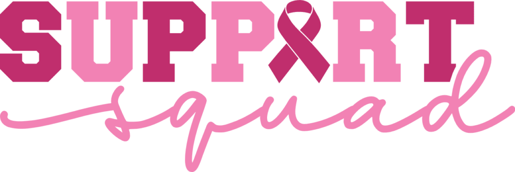 Support Squad Breast Cancer Awareness Tshirt Design Free Svg File