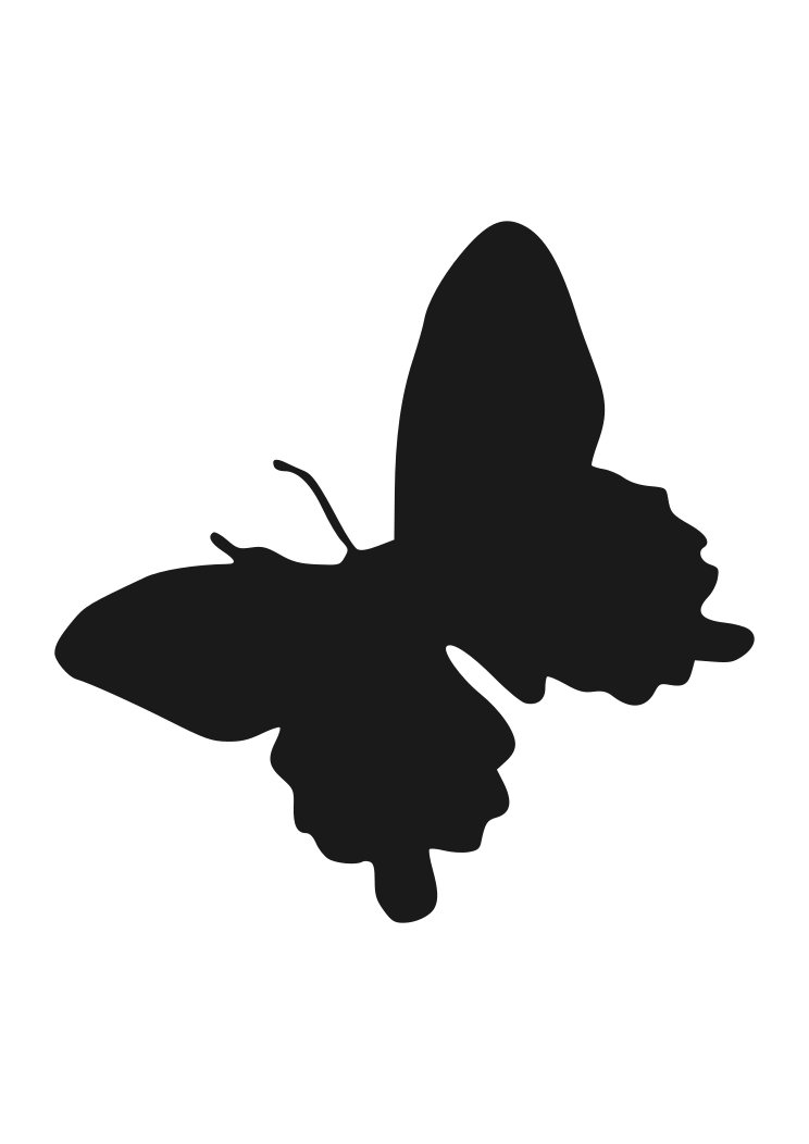 Butterfly Silhouette Free Svg File Svgheart Com