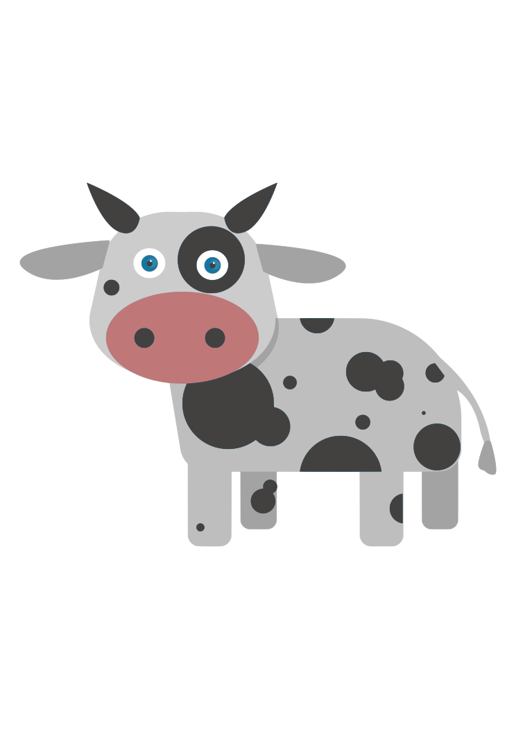 Cow Clipart Free Svg File Svgheart Com
