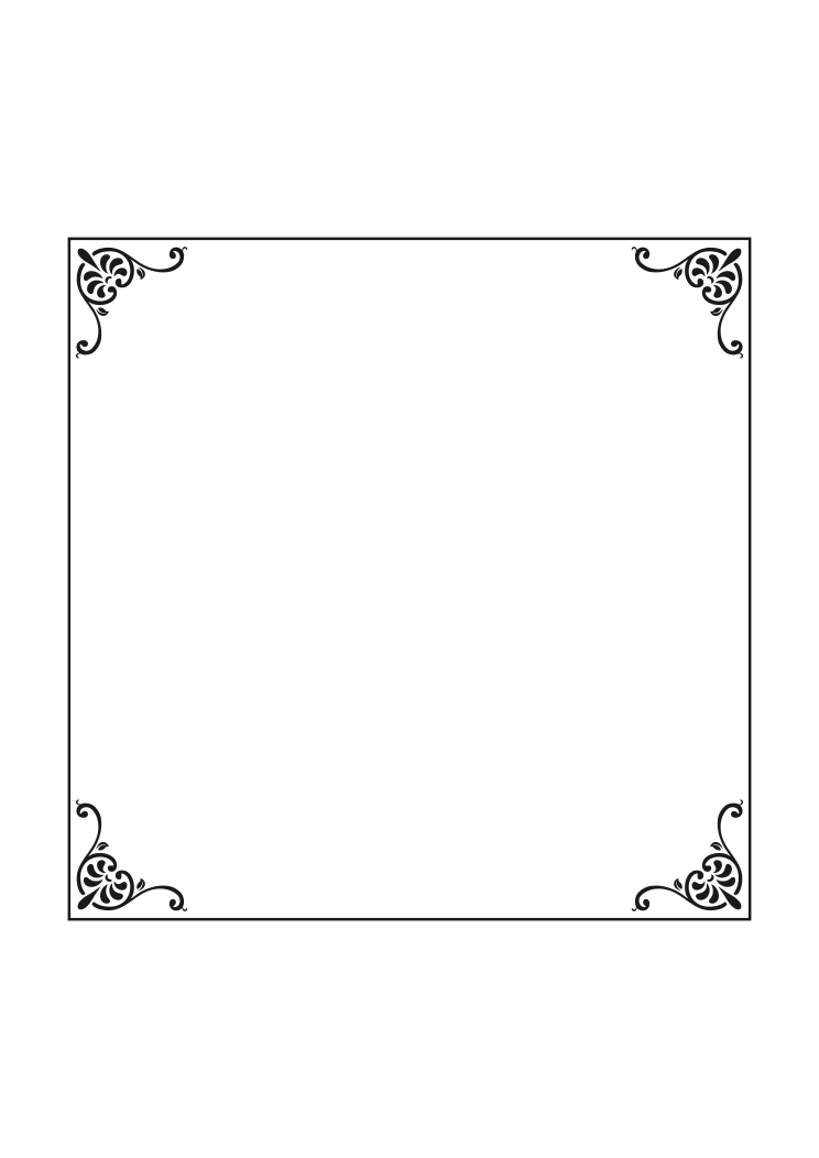 Download Decorative Border Frame Free SVG File - SvgHeart.com