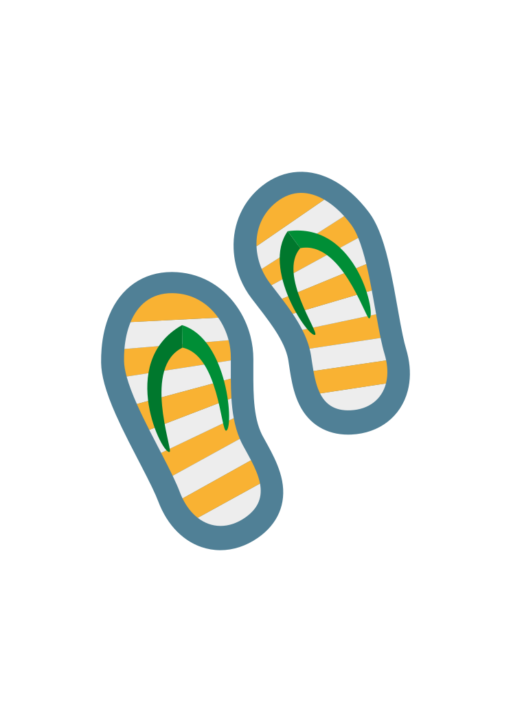 Download Flip Flops Clipart Free SVG File - SvgHeart.com