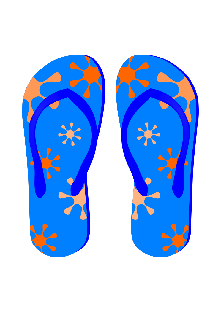 Download Flip Flops Thongs Free SVG File - SvgHeart.com