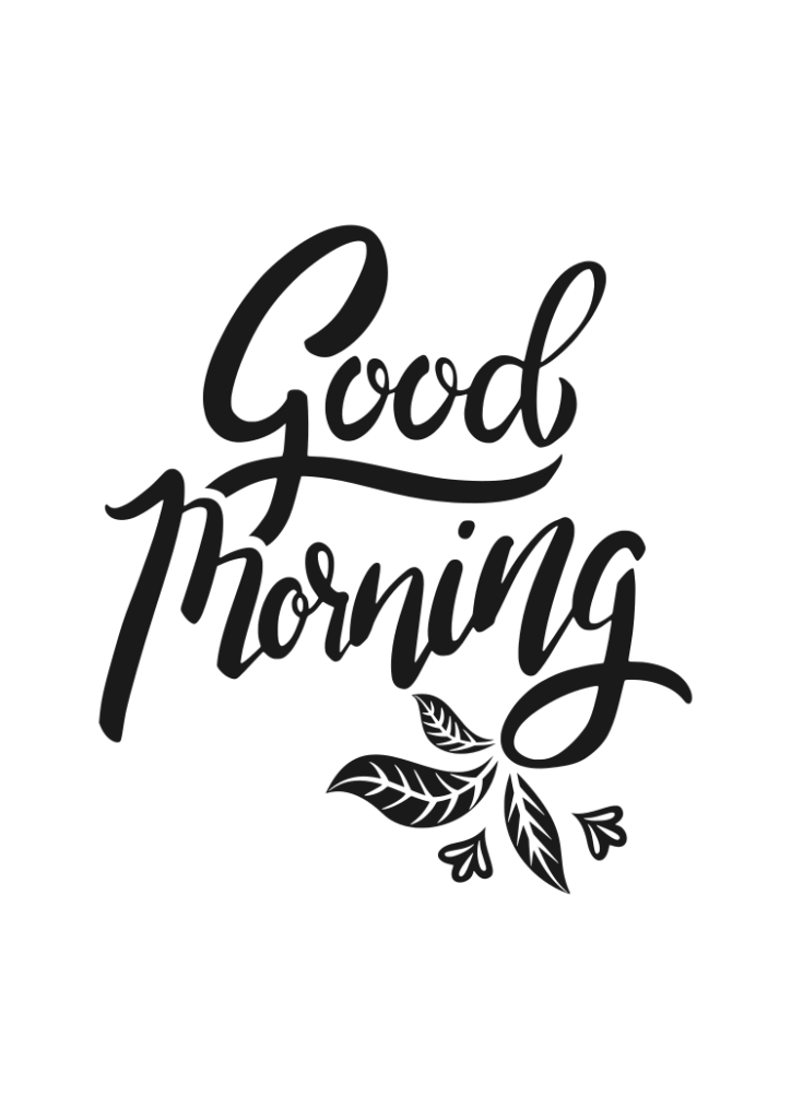 Good Morning Sign Free SVG File - SVG Heart