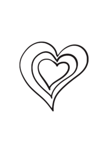 Hand Drawn Hearts Free SVG File - SVG Heart