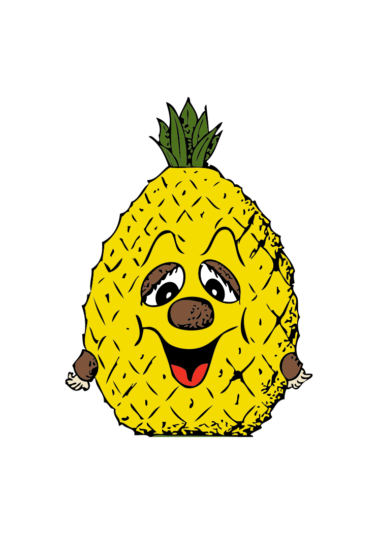 Download Pineapple Emoji Face Free Svg File Svgheart Com