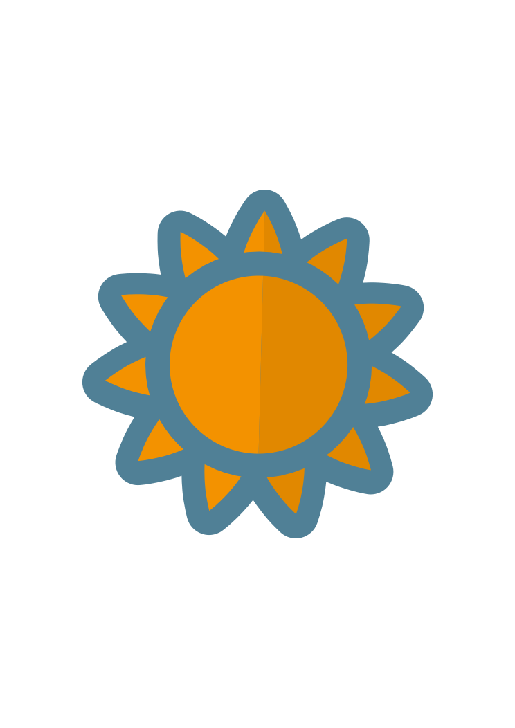 Download Summer Sun Clipart Free SVG File - SvgHeart.com