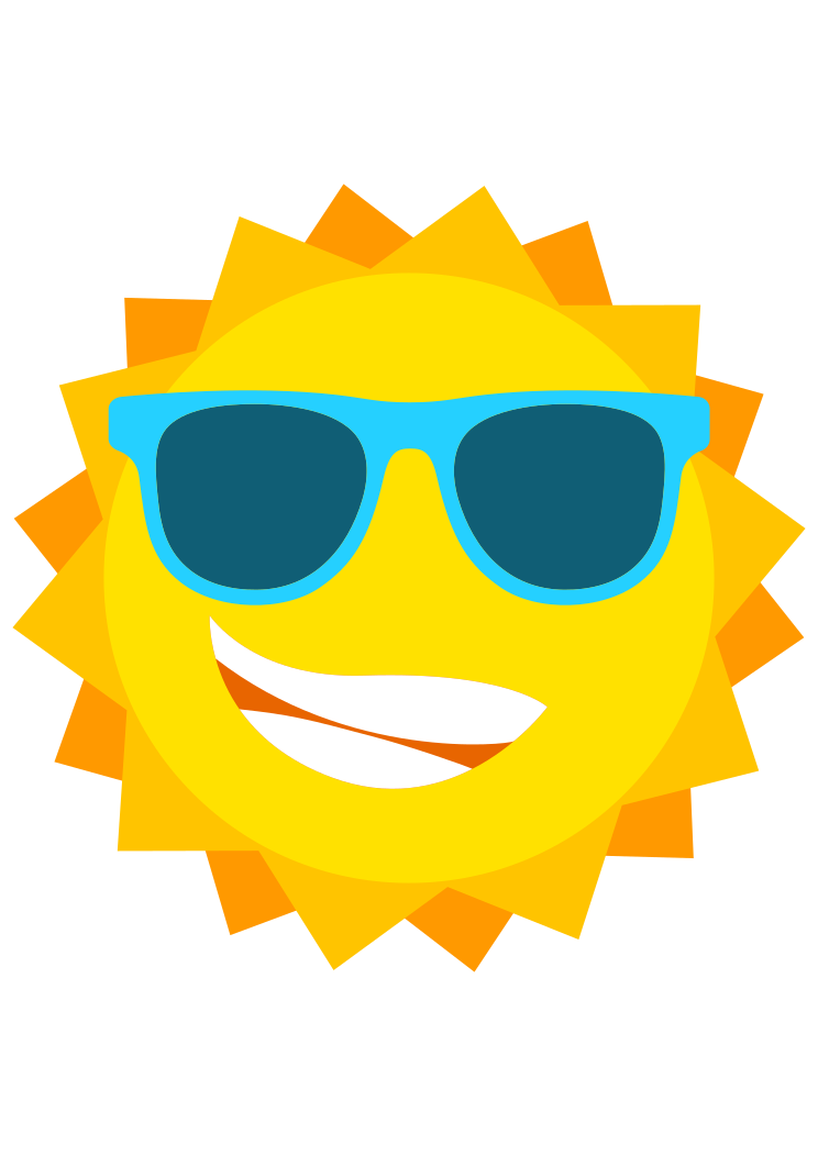 Sun With Sunglases Smiley Free Svg File Svgheart Com