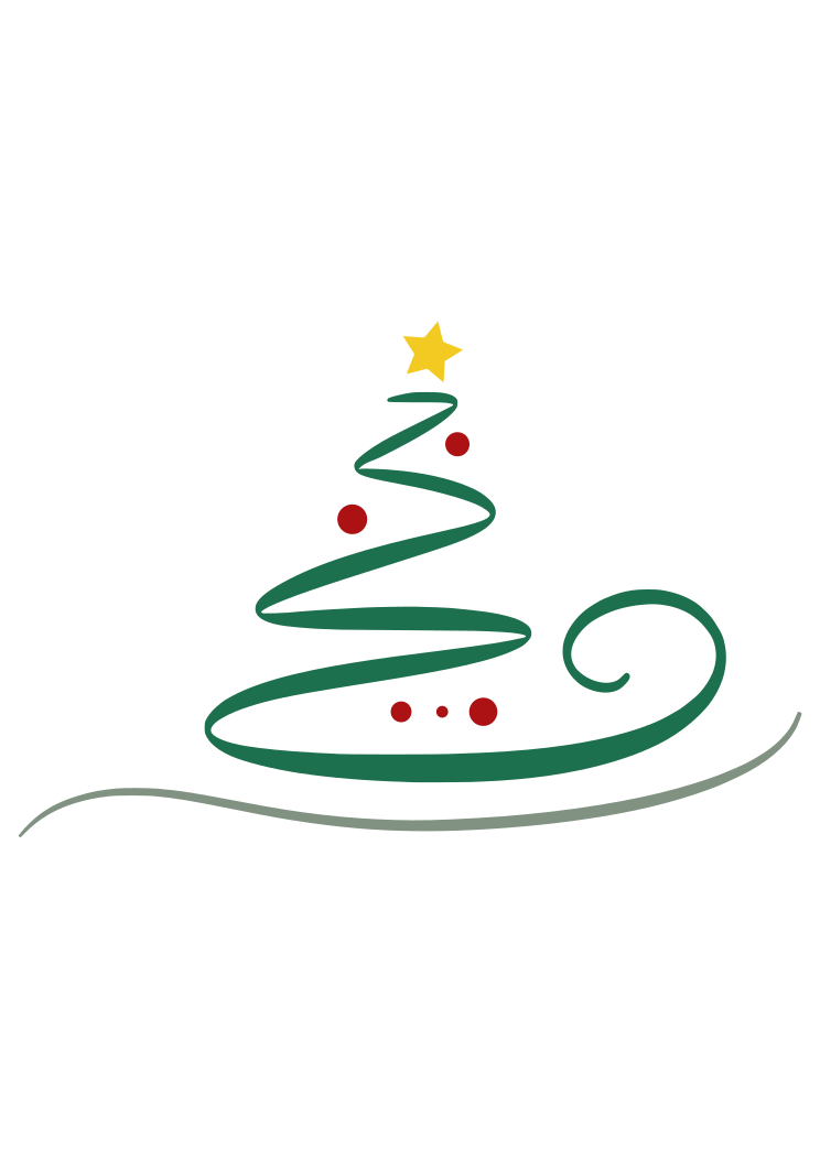 Download Swirly Christmas Tree Free Svg File Svgheart Com