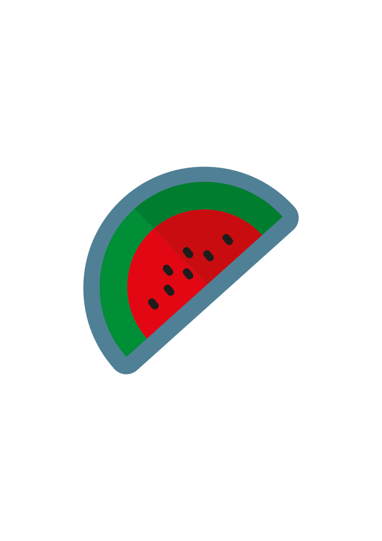 Watermelon Slice Clipart Free SVG File - SvgHeart.com