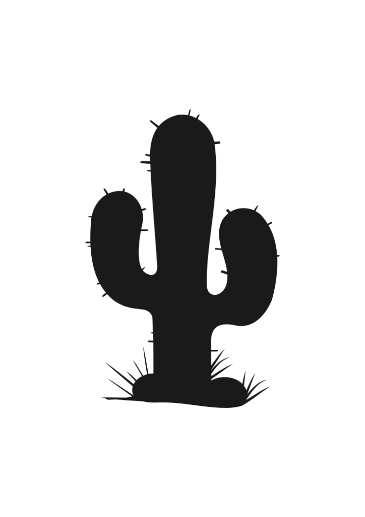 Western Cactus Free Svg File For Members Svg Heart - vrogue.co