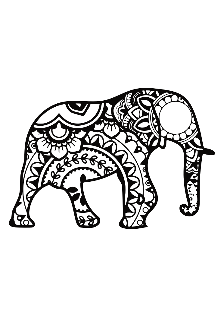 Free Free 325 Elephant Zentangle Svg SVG PNG EPS DXF File