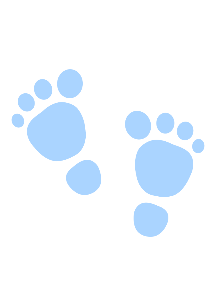 Download Baby Feet Footprint Free SVG File - SvgHeart.com