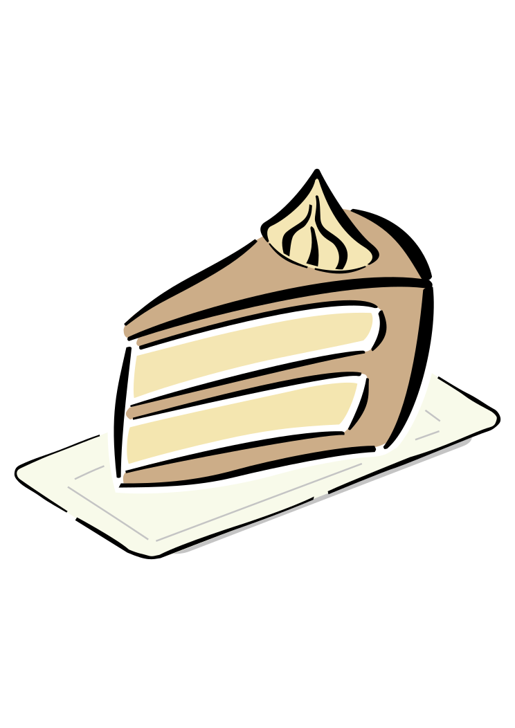 Cake Slice Clipart Free Svg File Svgheart Com