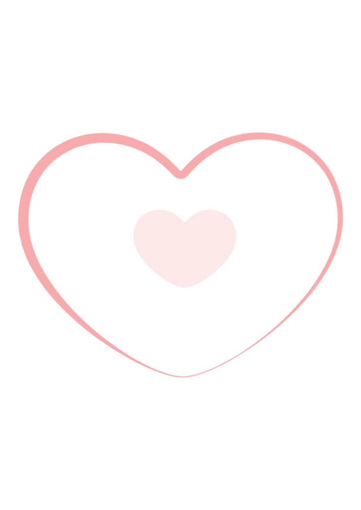 Double Heart Outline Shape Free SVG File - SVG Heart