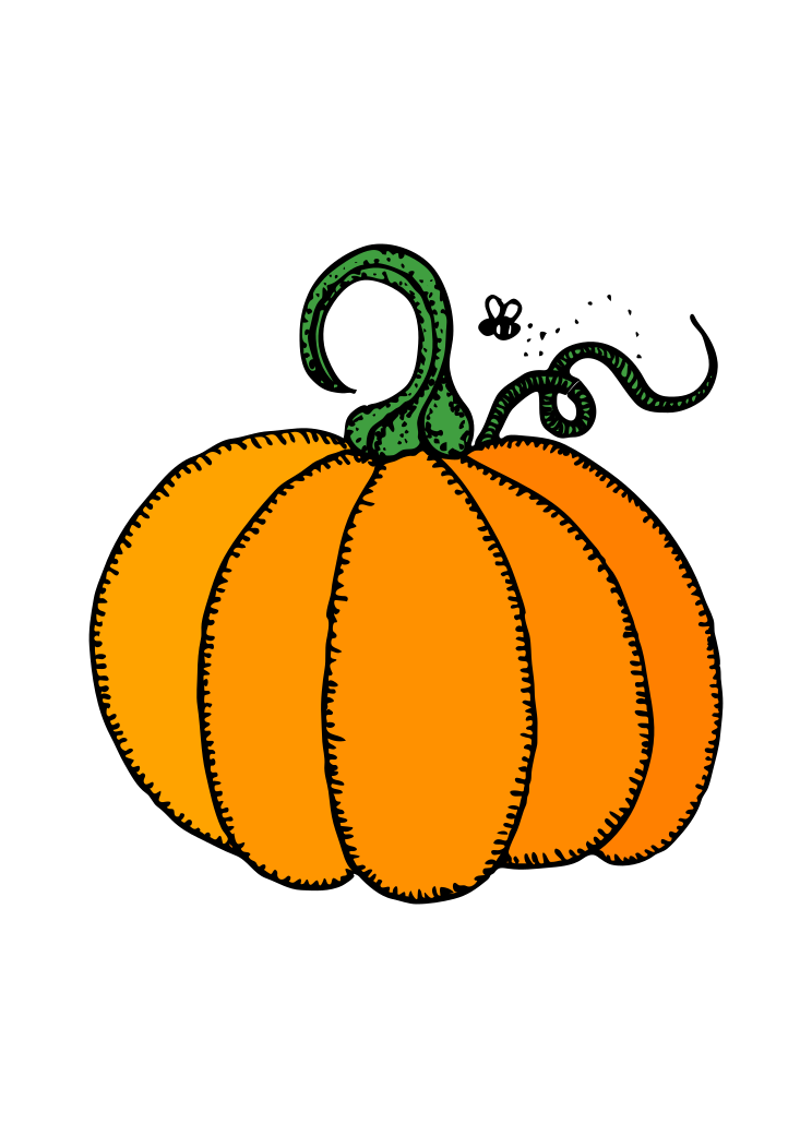 Download Fall Pumpkin Clipart Free SVG File - SvgHeart.com