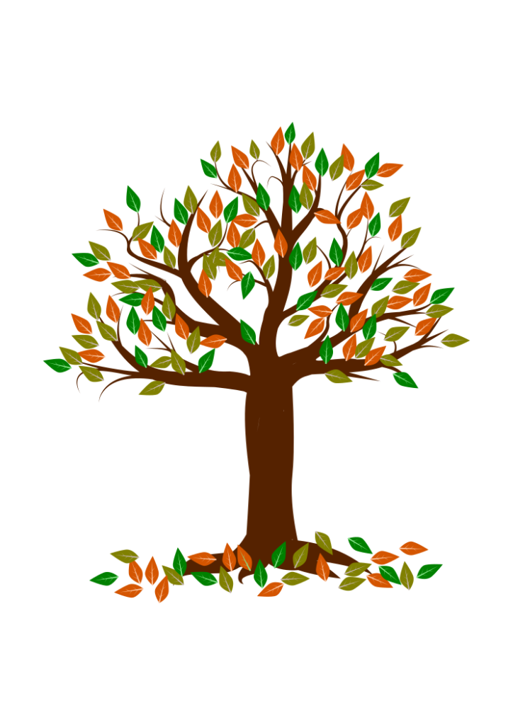 Fall Tree Free SVG File SVG Heart