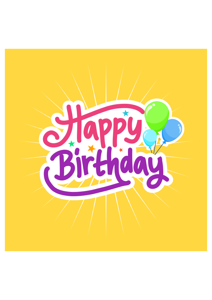 Download Happy Birthday Clipart Free SVG Cutting File - SvgHeart.com