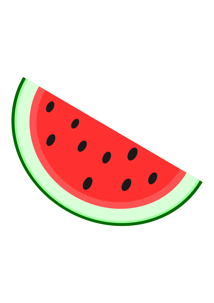 Download Watermelon Slice Clipart Free SVG File - SvgHeart.com