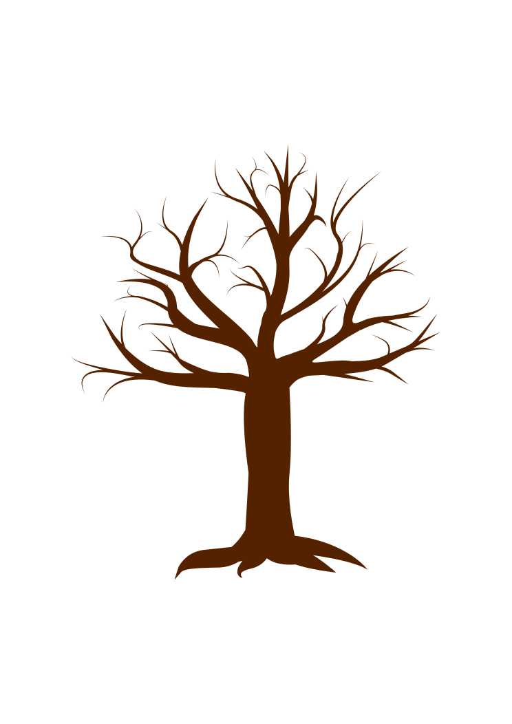 Download Winter Tree Silhouette Free SVG File - SvgHeart.com