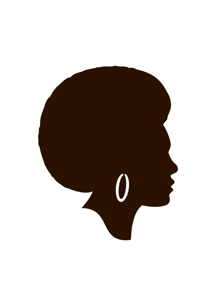 Download Afro Woman Head Silhouette Free SVG File - SvgHeart.com