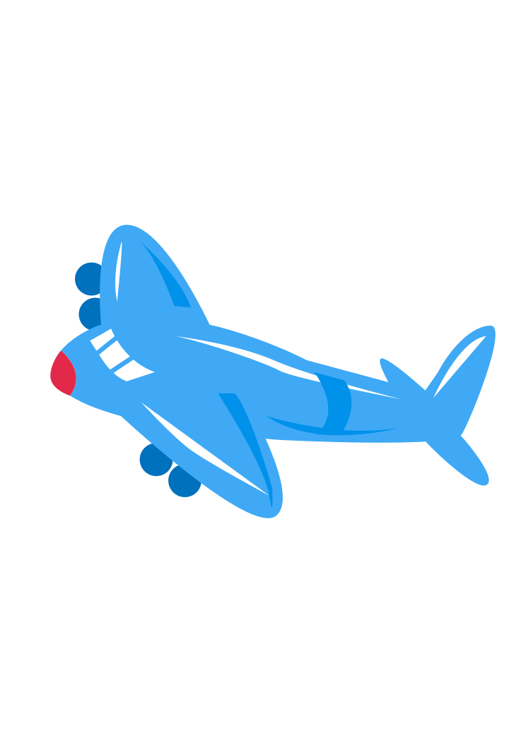 Download Airplane Clipart Free SVG File - SvgHeart.com