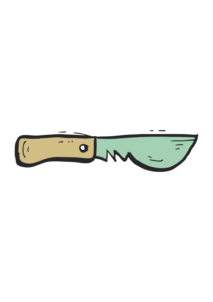 Camping Knife Clipart Free Svg File Svgheart Com