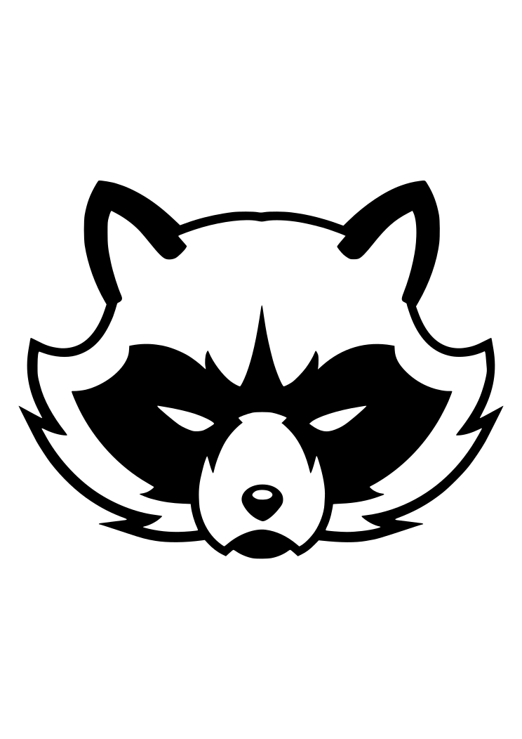 Download Racoon Head Clipart Free Svg File Svgheart Com