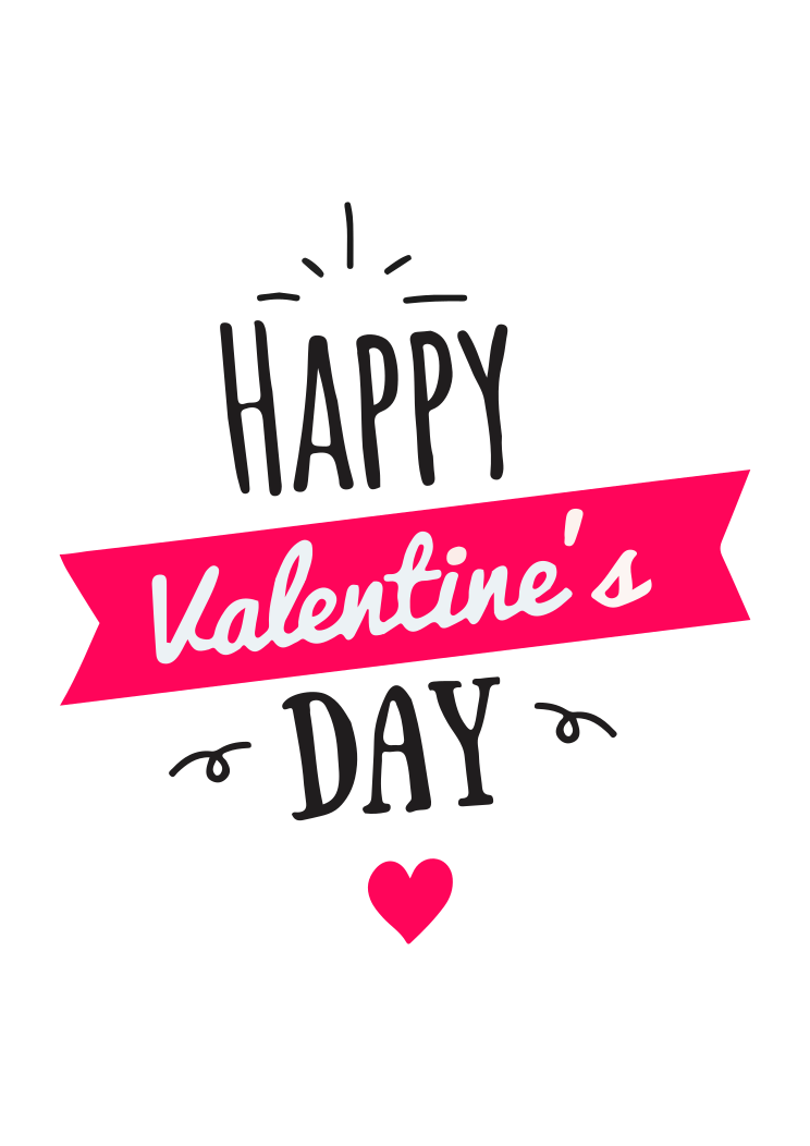 Happy Valentine S Day Sign With Heart Free Svg File Svg Heart