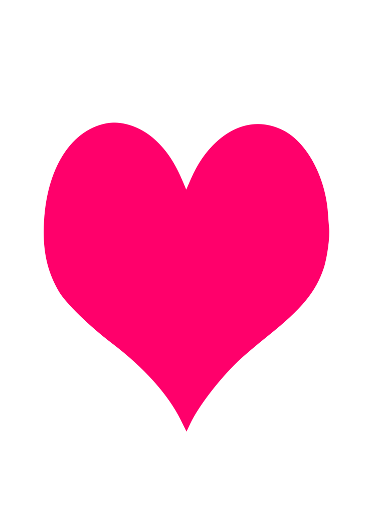 Simple Love Heart Free SVG File - SvgHeart.com