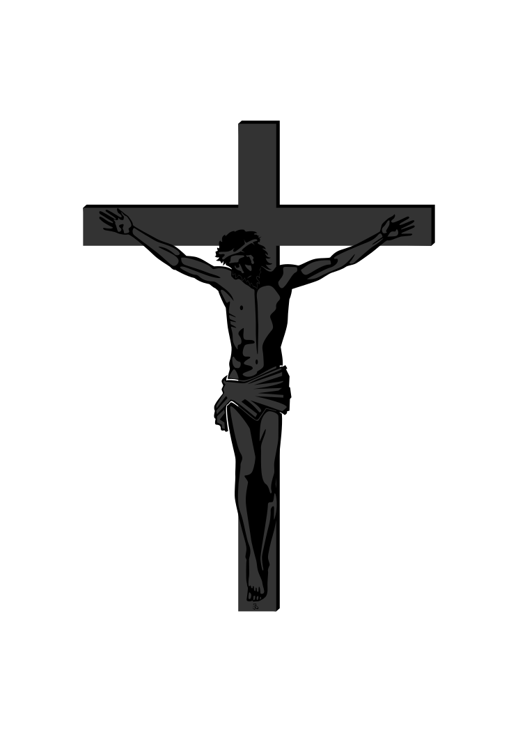 Download Jesus On Cross Clipart Free Svg File Svgheart Com