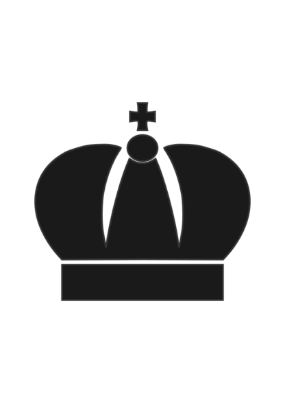 Download King Crown Black And White Clipart Free SVG File ...
