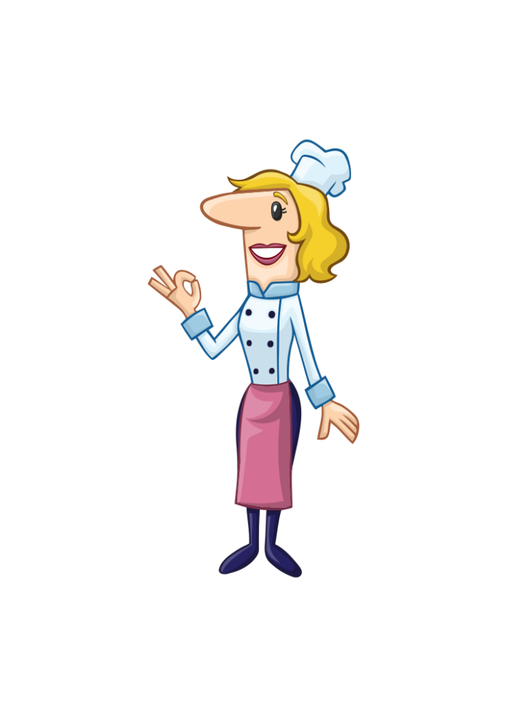 Download Chef Cook Woman Clipart Free SVG File - SvgHeart.com