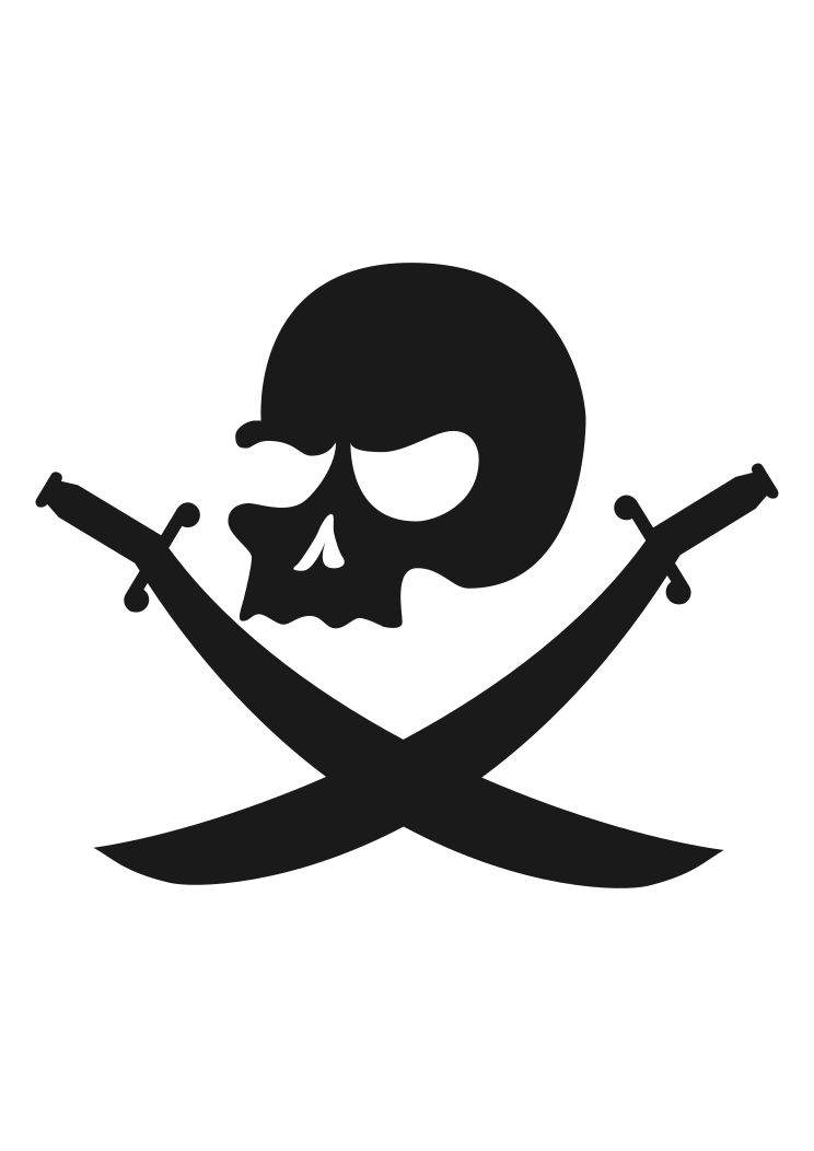 pirate skull logo
