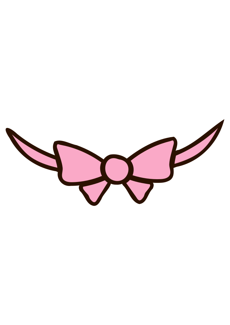 Download Pink Bow Tie Clipart Free Svg File Svgheart Com