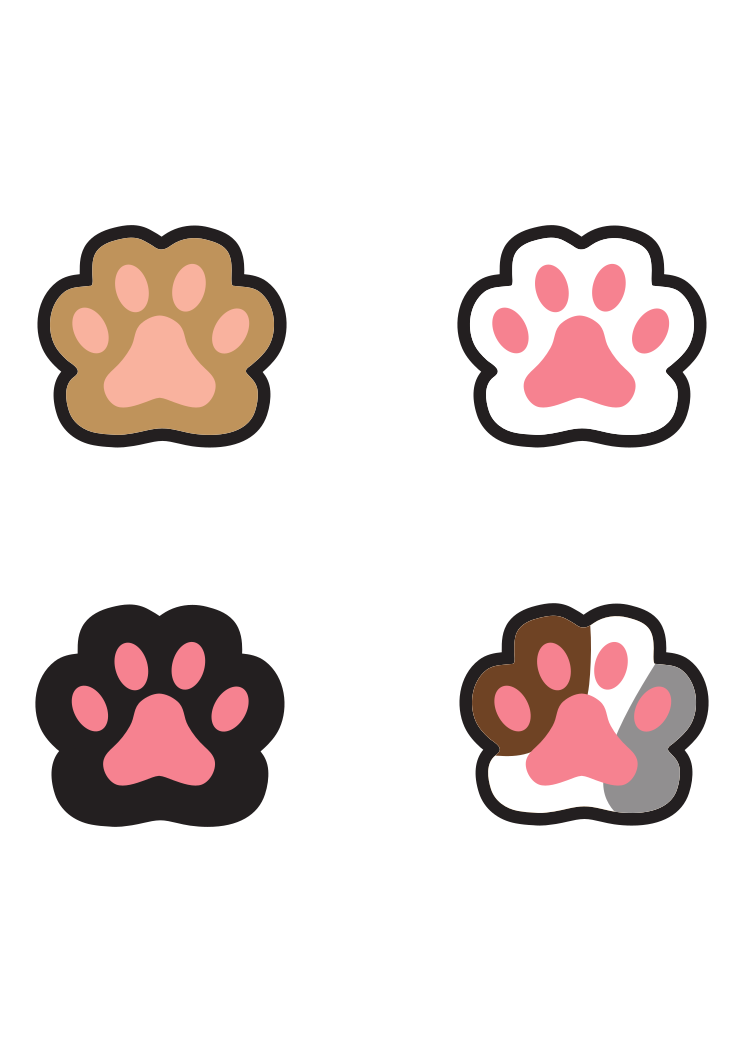 Download Cat Paws Clipart Free SVG File - SvgHeart.com