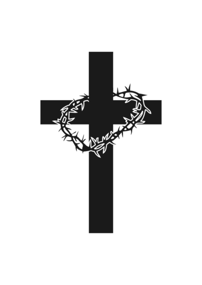 Free Free 93 Cross With Crown Of Thorns Svg SVG PNG EPS DXF File