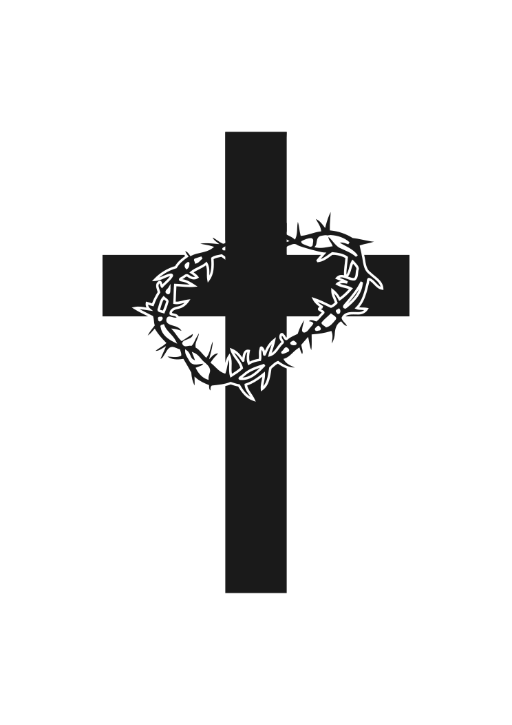 Free Free 150 Cross With Crown Of Thorns Svg SVG PNG EPS DXF File