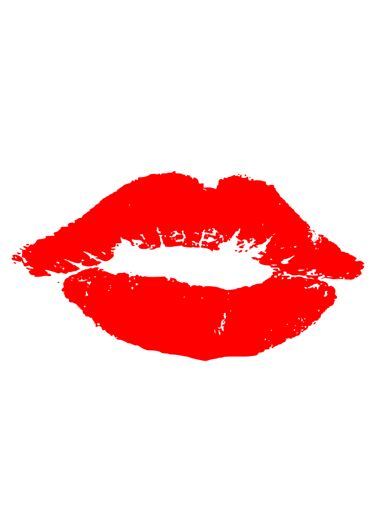 Lipstick Kiss SVG