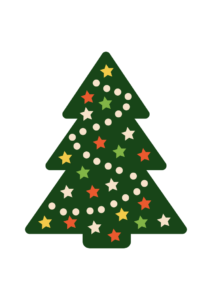 Christmas Tree Clipart Free SVG File - SVG Heart