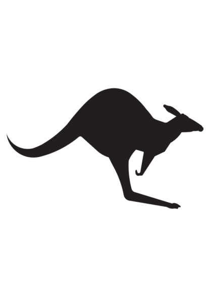 Cangaroo Silhouette, animal Free SVG File - SVG Heart