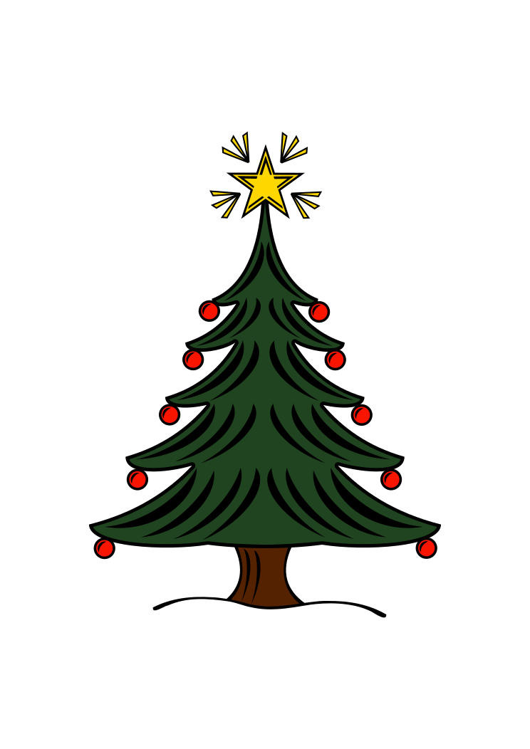 Download Christmas Pine Tree Clipart Free Svg File Svgheart Com