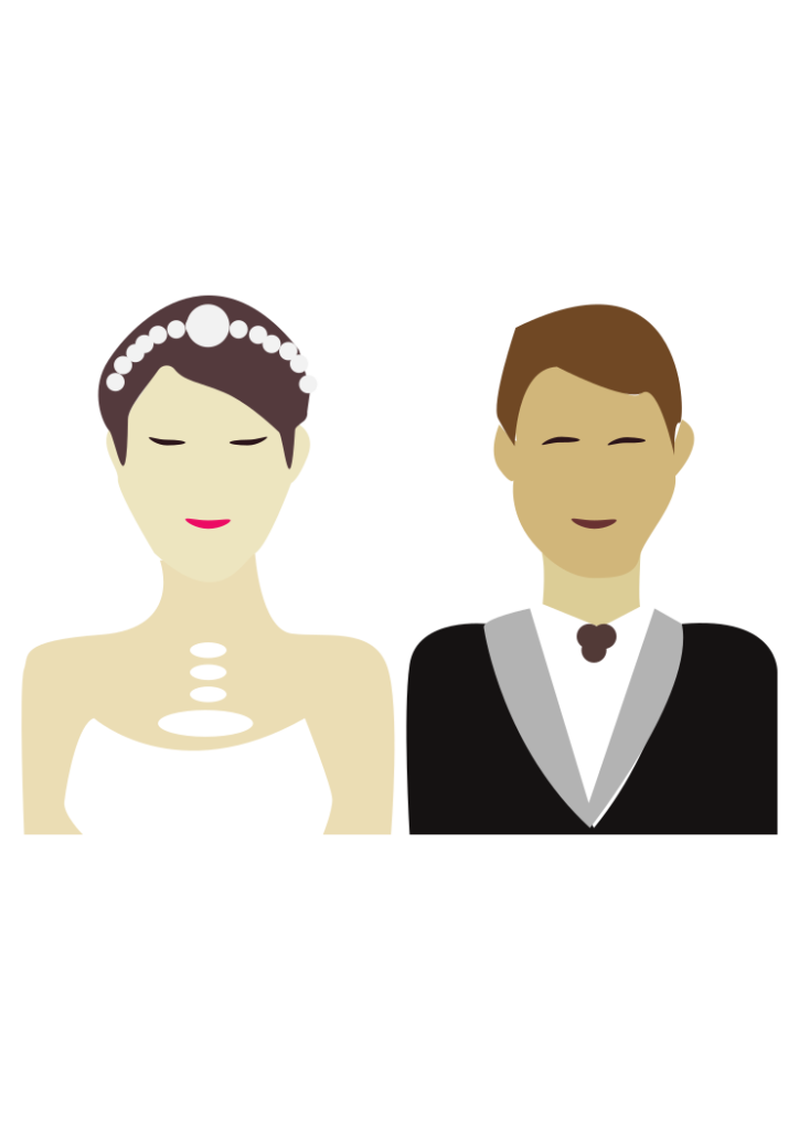 Free Wedding Couple Svg 326 Svg Png Eps Dxf File 