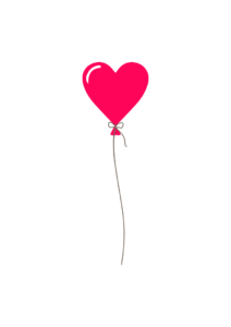Pink Heart Balloon Free SVG File - SVG Heart