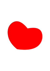 Simple Red Heart Free SVG File - SVG Heart