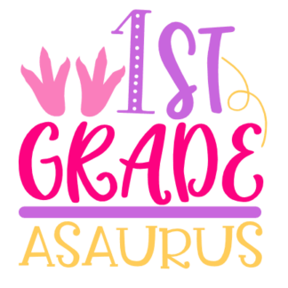 1st-grade-asaurus-back-to-school-free-svg-file-SvgHeart.Com