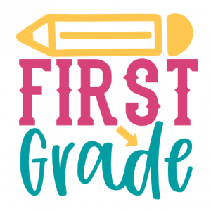 1st Grade, Elementary School Free Svg File - SVG Heart