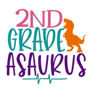 2nd-grade-asaurus-elementary-free-svg-file-SvgHeart.Com