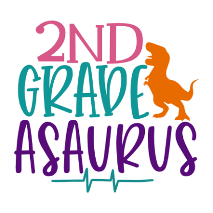 2nd-grade-asaurus-elementary-free-svg-file-SvgHeart.Com