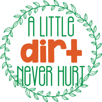 a-little-dirt-never-hurt-leaves-circle-frame-bathroom-free-svg-file-SvgHeart.Com